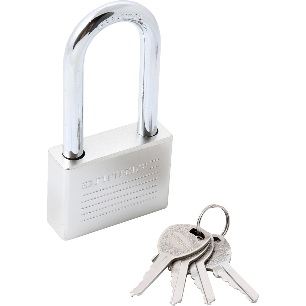 Замок навесной УЗК_Аллюр ВС1Ч-060Д(60хd=9,8х66)чугун(16838)хром(дл.дуж/4кл)