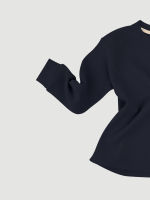 Лонгслив с застёжкой-планкой Mjölk School Blue