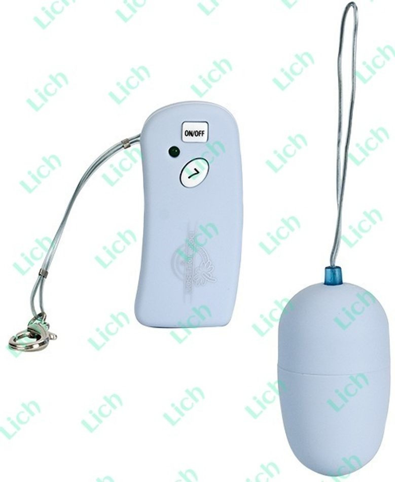 Голубое виброяичко WIRELESS