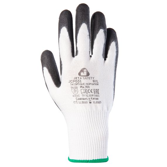 Перчатки Jeta Safety JCP031 / Размер M от порезов (3 класс) с полиуретановым покрытием
