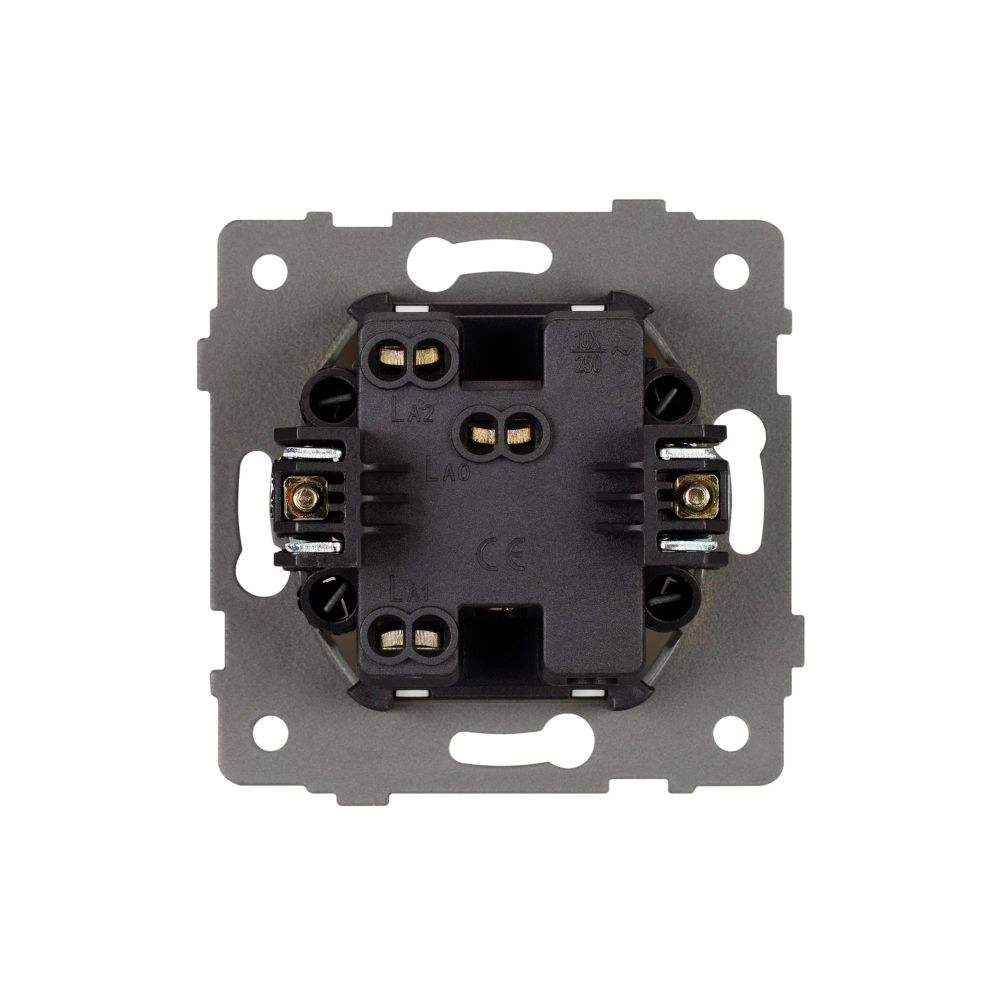 Механизм выключателя одноклавишный проходной SWT-MKP1-PL-GD-V (250V, 10A) (Arlight, -) 049874