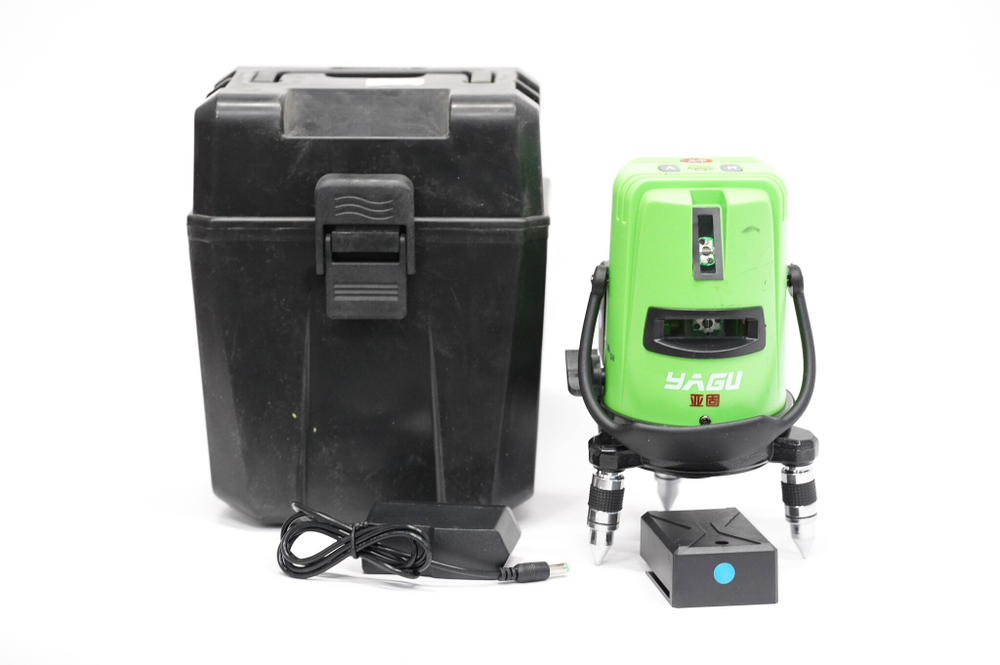 НИВЕЛИР ЛАЗЕРНЫЙ YAGU ЗЕЛЕНЫЙ 2 ЛИНИИ