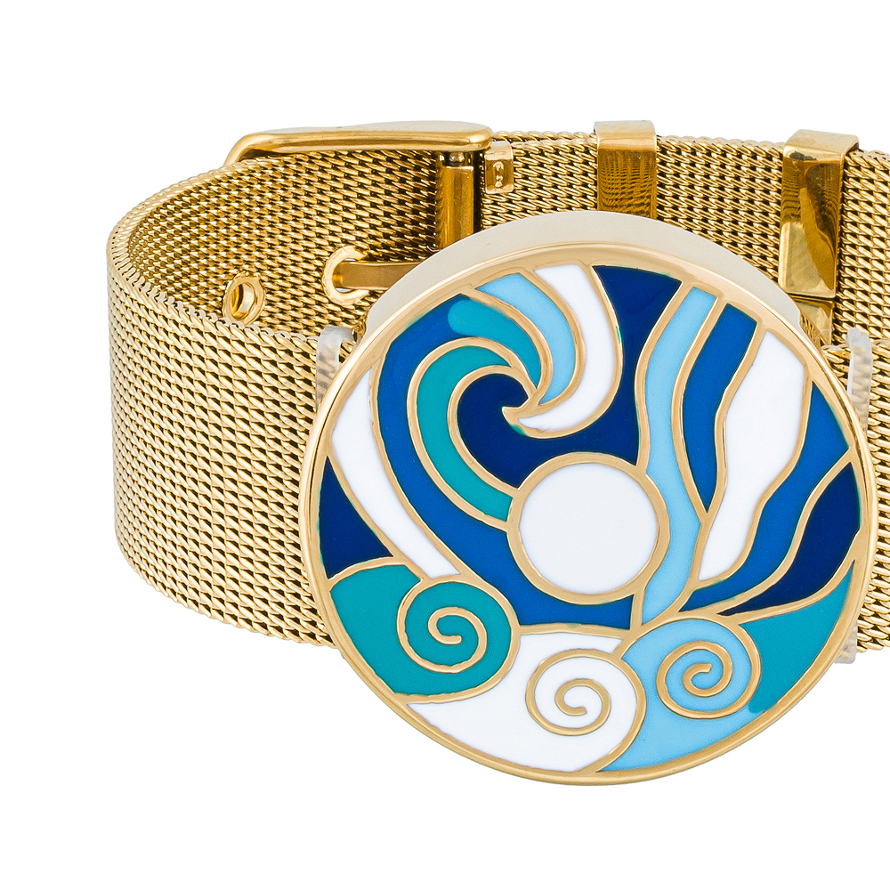 Браслет Fiore Luna на металлическом ремешке CB13784-1 G