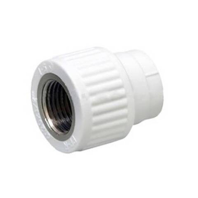 Переход на внутреннюю резьбу Fusitek - 20 x 1/2" (для полипропиленовых труб, цвет белый)