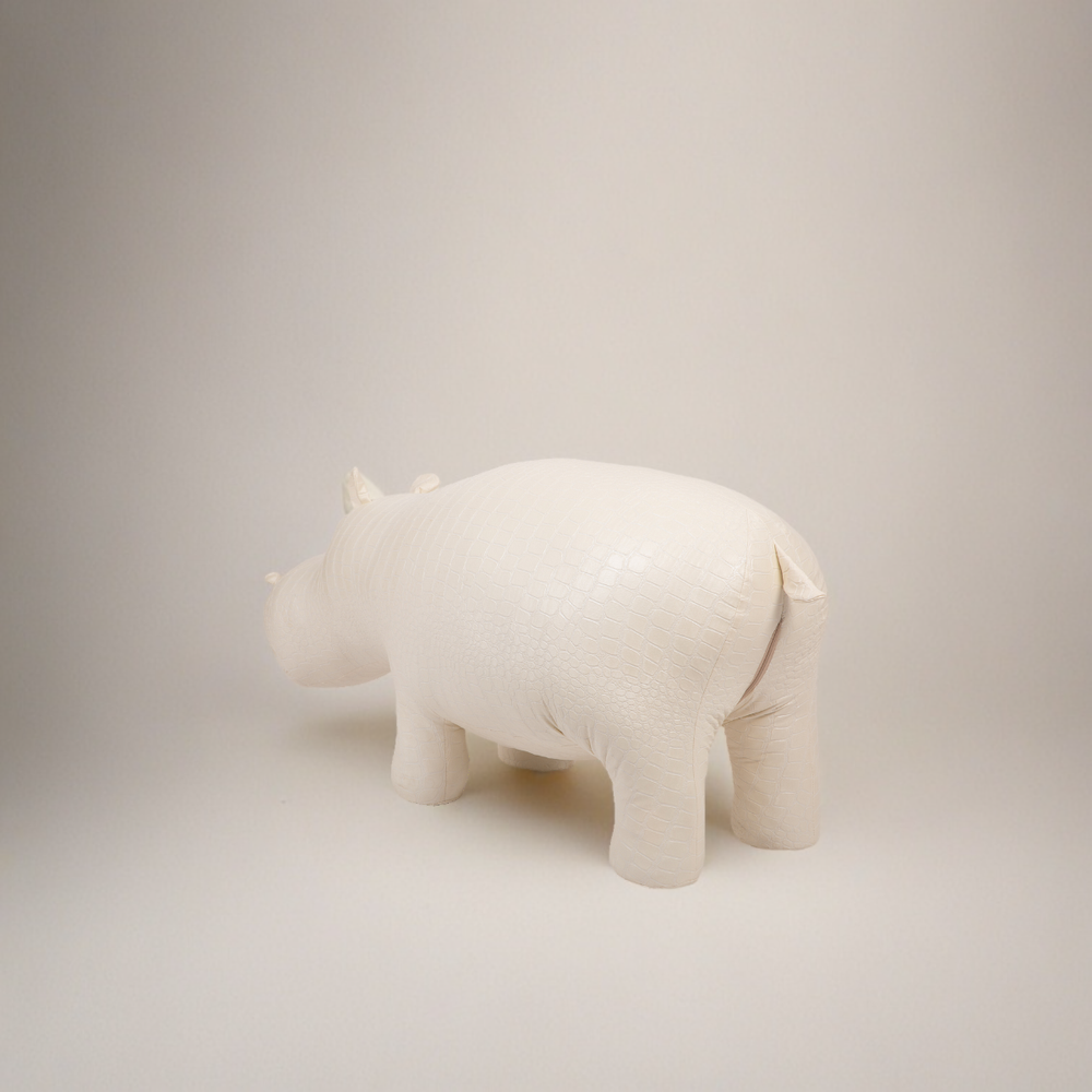 Банкетка Пуф Бегемот Белый малый