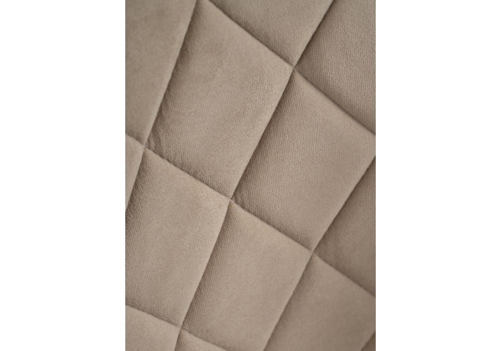 Стул на металлокаркасе Зест микровелюр 05 / черный глянец