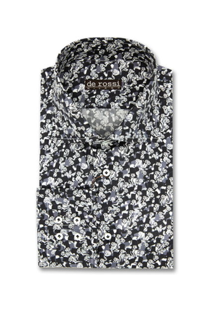 Рубашка с чёрно-белым принтом "Евгений Онегин"