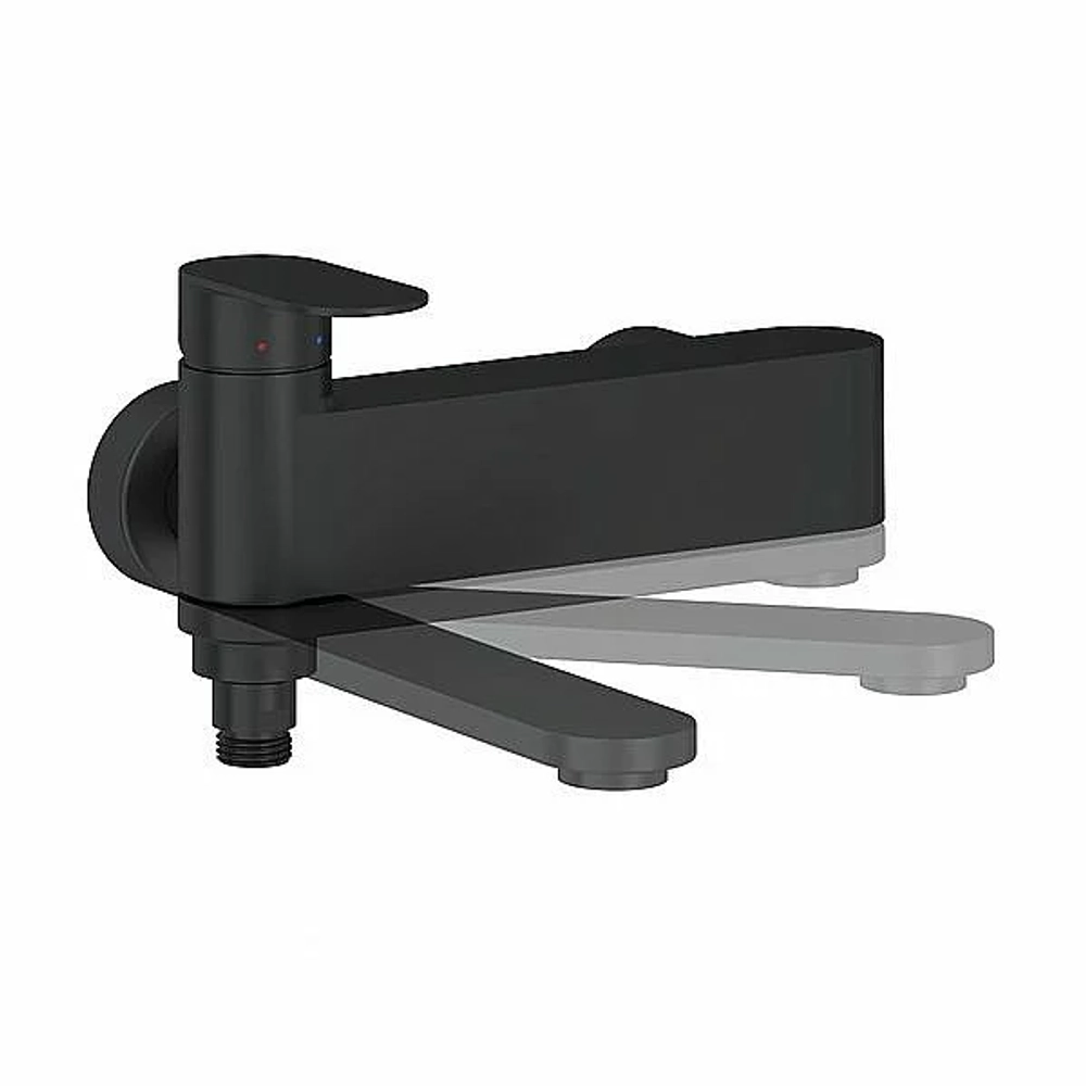 Смеситель для ванны Ravak Chrome II X070463 черный