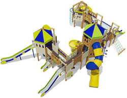 Игровой комплекс 07125 для детей 6-12 лет для уличной площадки