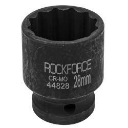 Головка ударная 28мм 12гр. 1/2'' RockForce RF-44828