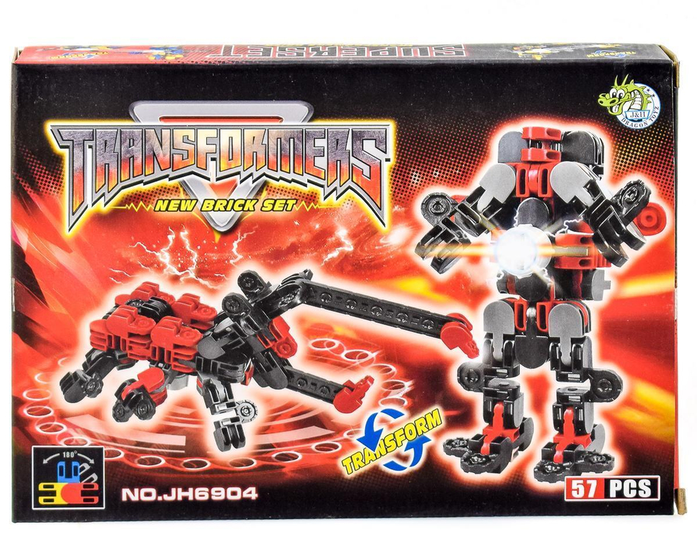 Конструктор "Страйп" Трансформер - жук 57 дет.27*14*4 см. арт JH6904