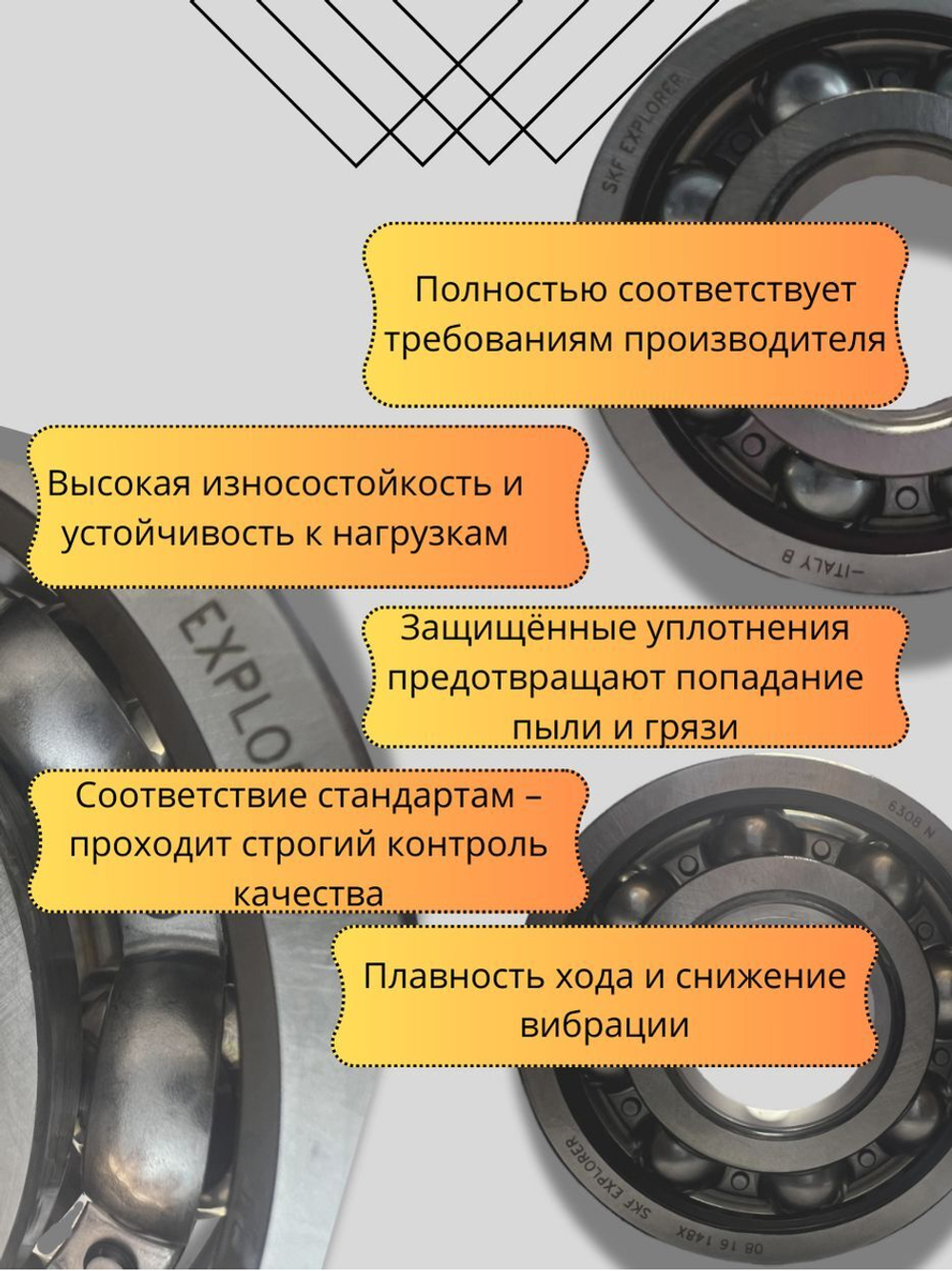 Подшипник SKF 6308 N (50308)