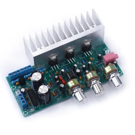 Трёхканальный Hi-FI аудиоусилитель TDA2030A*2 и TDA2050 на NE5532 до 60Вт