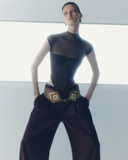 Корсет из сетки