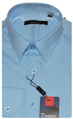 Platin Рубашка для мальчика школьная 3035DFP8 голубая