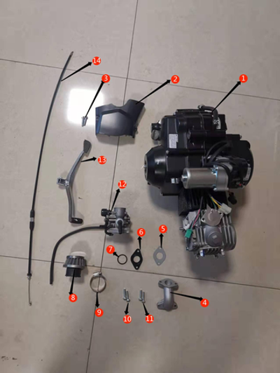 Запчасти A к квадроциклу Motax Mikro 110