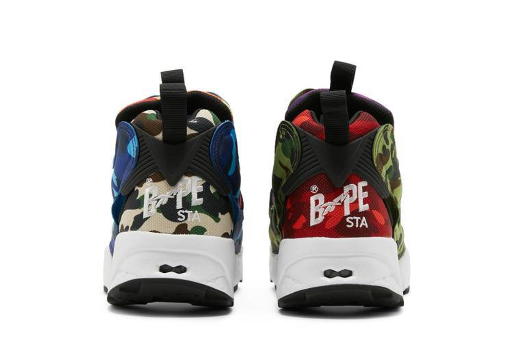 Кроссовки A Bathing Ape X Reebok Instapump Fury "Multi-Camo"