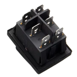 Переключатель влагостойкий (6-ти контактный) 16А, on-off-on, красный с нейтралью