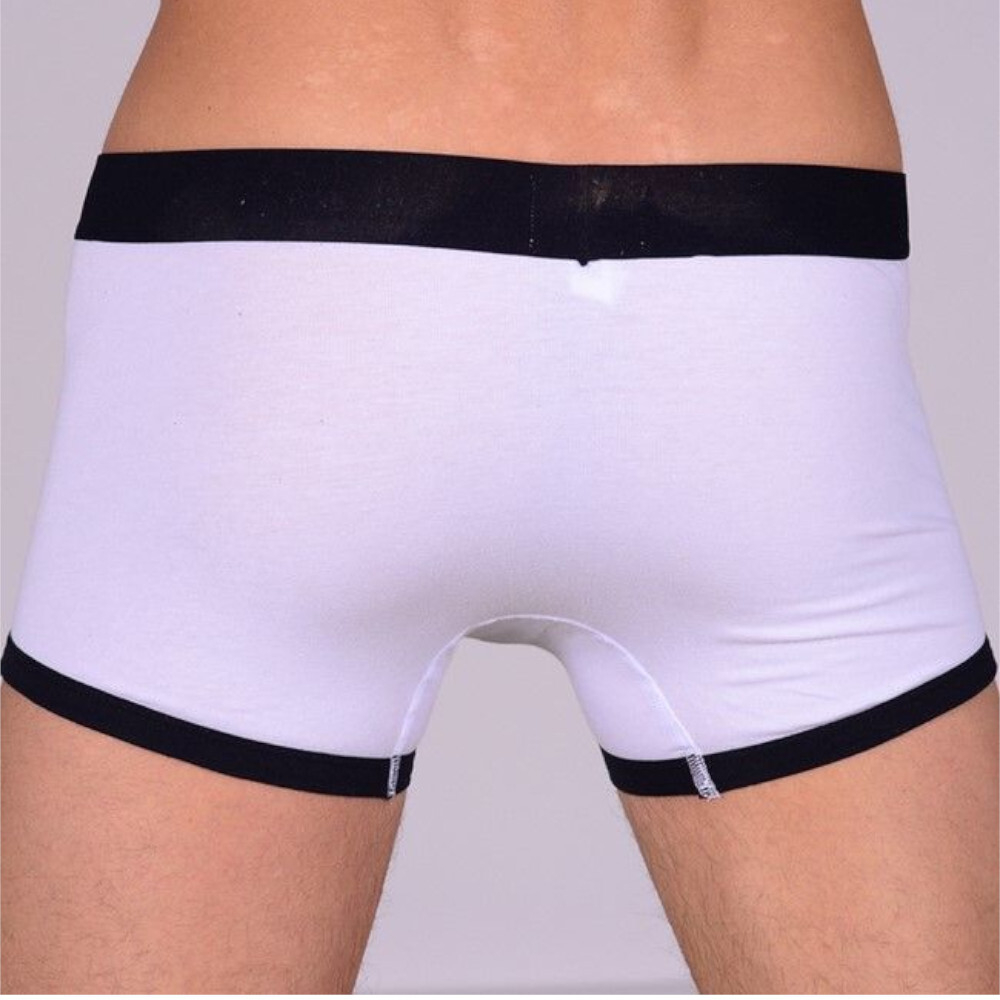 Мужские трусы боксеры белые Dolce Gabbana Classic Trunks