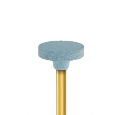 Полир стоматологический колесовидный, для предварительной обработки керамики и циркония, голубой, диаметр 11,0 мм, хвостовик угловой (RA) K.94012C.204.110  , Комет Дентал, Германия
