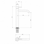 Смеситель для раковины Abber Wasser Kreis AF8111NG никель