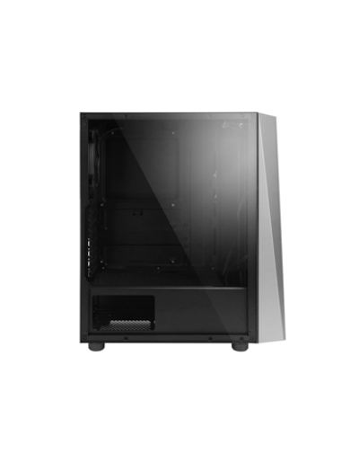 Корпус ZALMAN S4 Plus, без БП, боковое окно (акрил), черный,  ATX