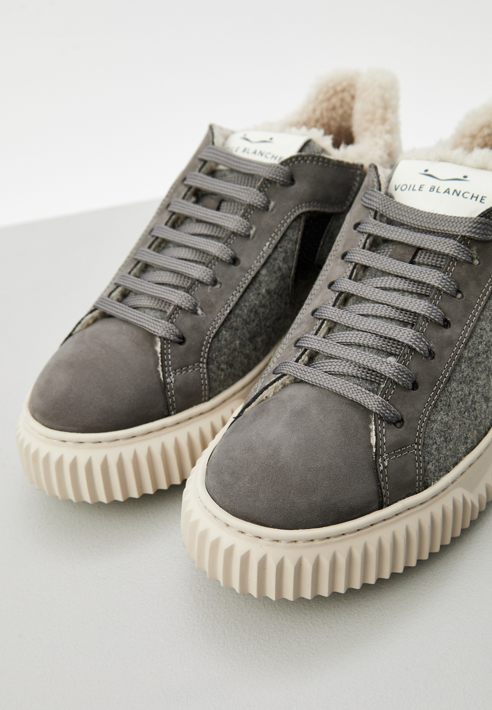 Кеды женские VOILE BLANCHE Lipari Fur