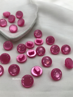 Пуговицы блузочные луна на ножке розовая фуксия