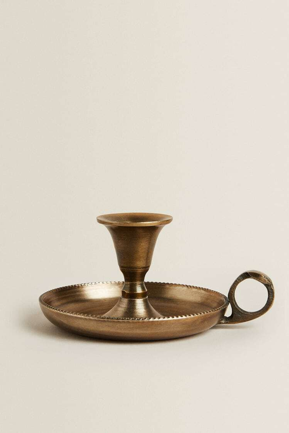 ZARA HOME ПОДСВЕЧНИК ЗОЛОТОГО ЦВЕТА, ЗОЛОТИСТЫЙ