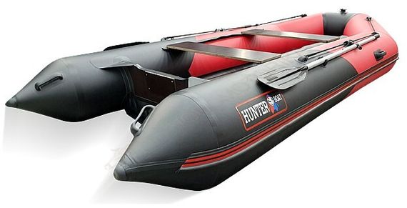 Надувная лодка Хантер 365 ЛКА с надувным дном