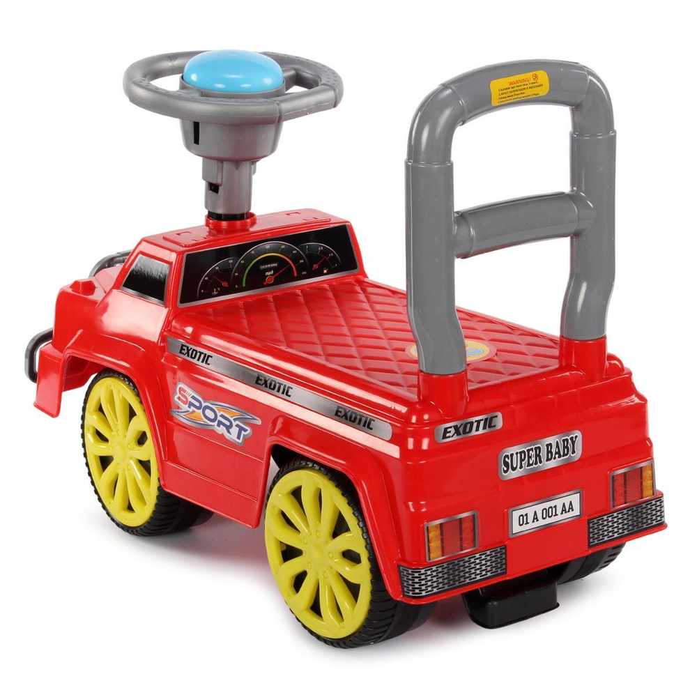 Толокар музыкальный №1 красный FTP-028-К