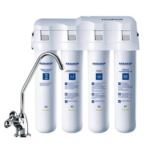 Фильтр под мойку Аквафор Кристалл-Квадро