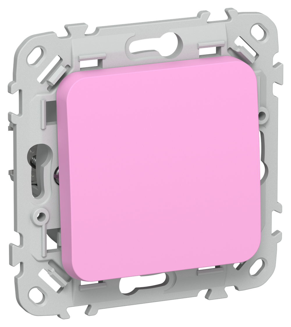 FLITE Выключатель 1-клавишный кнопочный 10А ВС11-2-0-ФлПр пурпурный IEK