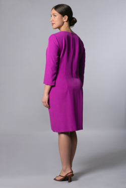Платье женское 1390Аа, фиолетовый #326Фио051390А