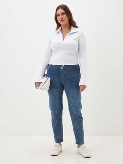 Джинсы на резинке больших размеров