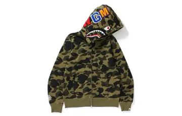A Bathing Ape 1st Camo Shark Full Zip Худи
