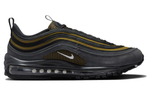 Nike Air Max 97 non-slip wear-resistant low-cut life casual shoes men's black and yellow