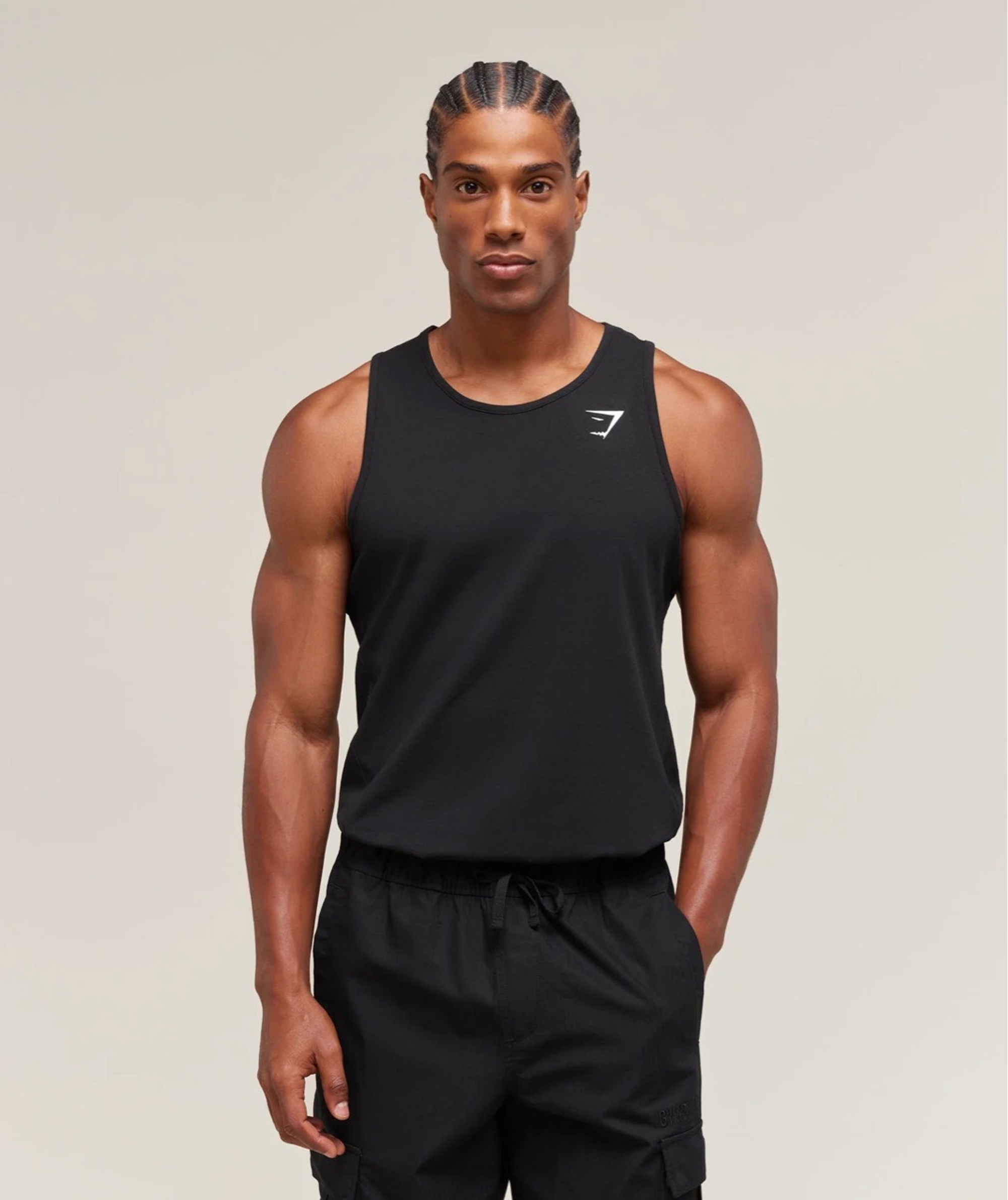 Майка GYMSHARK Critical Tank Black