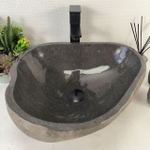 Раковина из речного камня RS-65492 46*42*15 0856