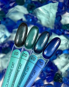 Гель лак Galaxy Aquamarine cat №1,9g