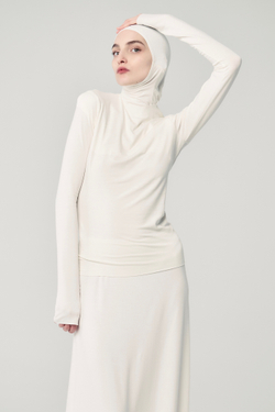 Лонгслив «Силуэт» белый