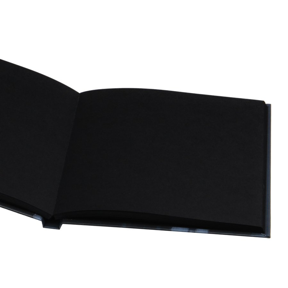 Скетчбук 160*160 мм., 64л., "Созвездие Единорога", 120 г/м2, Проф-Пресс, 7БЦ, ламинация, жёсткая подложка, черный офсет