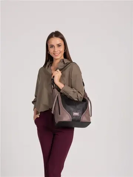 Сумка женская шоппер через плечо на ремне из экокожи большая повседневная для женщины и мамы