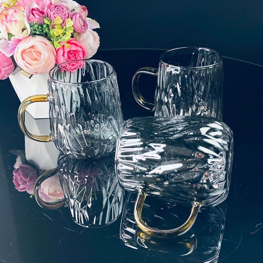 Lenardi 160-271 Набор из 6 кружек 460мл в под.уп.(х12)Стекло