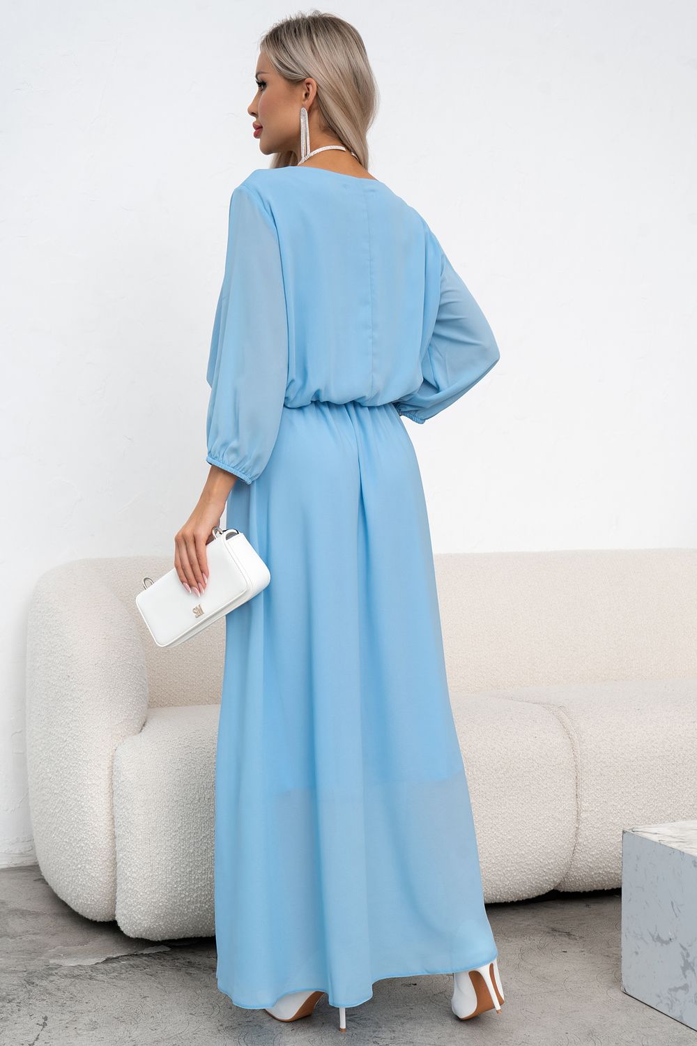 Платье Селеста (голубой) Р11-1088/9 Nikol