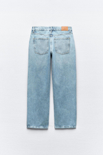 ZARA | ДЖИНСЫ С ВЫСОКОЙ ПОСАДКОЙ Z1975 STRAIGHT CROPPED