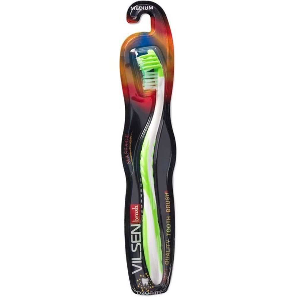 Зубная щетка Vilsen brush «Массаж» средней жесткости