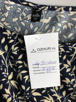 Платье Zolla летним настроение, маркировка XS, визуально 42 размер