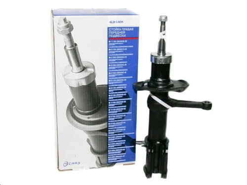 Стойка /2190/ перед. левая газов. (СААЗ) (LADA)