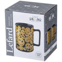 КРУЖКА LEFARD СМАЙЛ 400МЛ 8*7*10.8CM